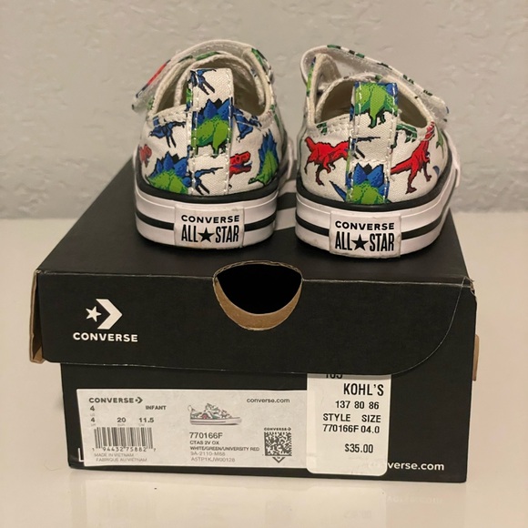 Converse Dinosaur All Over Print Size 4C - Picture 2 of 5